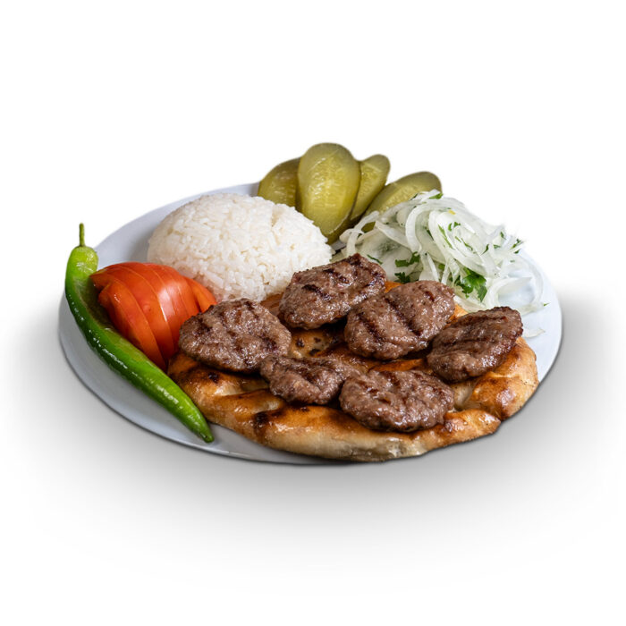 Pide üstü ızgara köfte